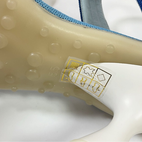 Jeffrey Campbell Touchdown Blue Combo Kitten Heel Sandals - Picture 7 of 7